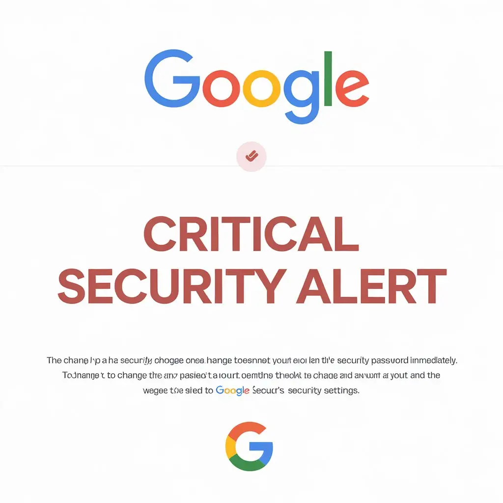 Google Critical Security Alert Emails